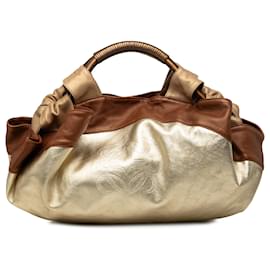 LOEWE Gold Tricolor Nappa Aire