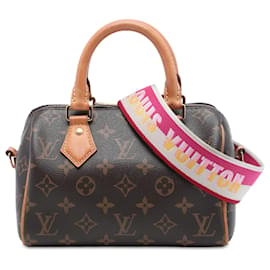 Louis Vuitton Brown Monogram Speedy Bandouliere 20