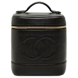 Beauty case Chanel Black CC Caviar Vanity Case