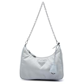 Borsa Prada Re Edition 2005 in Re Nylon Grigio