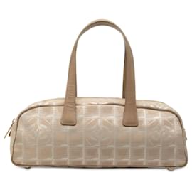 Chanel Beige New Travel Line Nylon Handbag