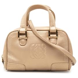 Borsa Amazona LOEWE in pelle metallizzata micro oro - Loewe