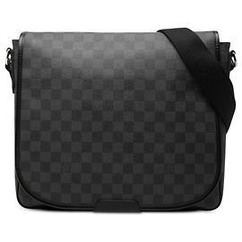 Louis Vuitton Black Damier Graphite Daniel MM