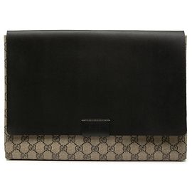 Clutch Gucci Large GG Supreme Beige