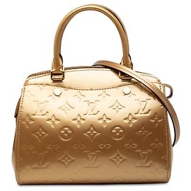 Louis Vuitton Gold Monogram Vernis Brea PM