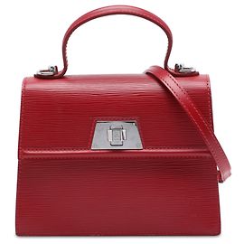Bolso Louis Vuitton Red Epi Sevigne Satchel