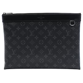Louis Vuitton Black Monogram Eclipse Discovery Pochette GM