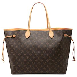 Louis Vuitton Brown Monogram Neverfull GM