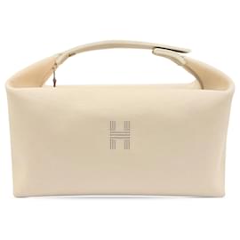 Hermès Brown Large Toile Bride A Brac Case