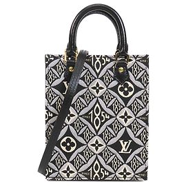 Louis Vuitton Black Monogram Jacquard Since 1854 Petit Sac Plat