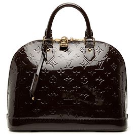 Louis Vuitton Purple Monogram Vernis Alma PM