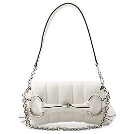 Borsa a mano piccola in pelle Gucci Horsebit Chain