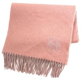 Loewe Anagram Schal Schwarz Wolle Angora