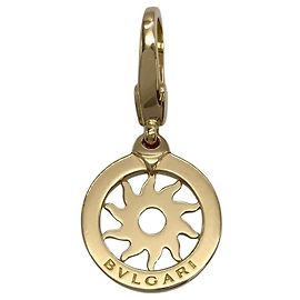Bulgari Bvlgari Tondo Sun Pendant in 18K Yellow Gold