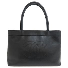 Chanel Coco Mark Gold Hardware Tote Bag
