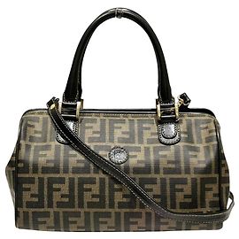 Sac Boston Vintage Fendi Zucca Pattern