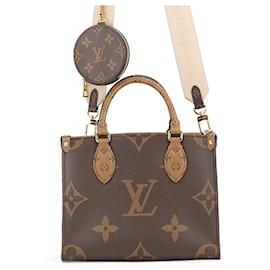Borsa Louis Vuitton Monogram Reverse Giant OnTheGo PM