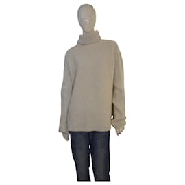 RAEY Beige Wollpullover mit Rollkragen - Autre Marque