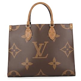 Borsa Tote Louis Vuitton Monogram Reverse Giant OnTheGo MM