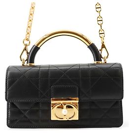 Bolsa Christian Dior Macro Cannage Ange Mini