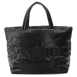 Sac cabas Yves Saint Laurent en nylon noir