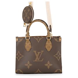 Borsa Louis Vuitton Monogram Reverse Giant OnTheGo PM