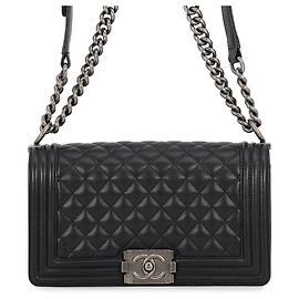 Borsa a tracolla Chanel Matelassé Nera