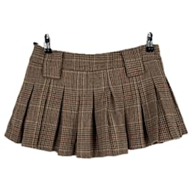 Autre Marque Falda con estampado pied-de-poule
