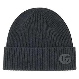 Kaschmir-Beanie mit Patch - Gucci