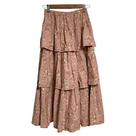 WONDERFUL WORLD Langer Rock mit Blumenprint - Autre Marque