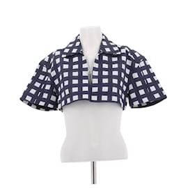 Jacquemus Top corto a cuadros "Le Splash"