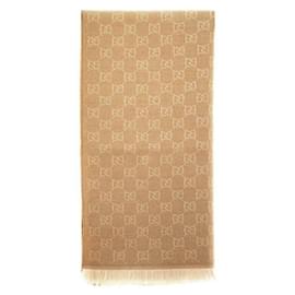 GG Jacquard-Wollschal Beige Ivory - Gucci