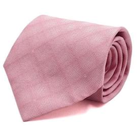 Gucci Cravatta in seta trapuntata rosa