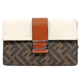 Fendi Borsa a Tracolla Pochette Baguette con Cintura