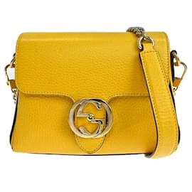 Gucci Interlocking Chain Leather Small