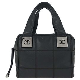 Chanel Square Stitch Satchel Caviar Medium