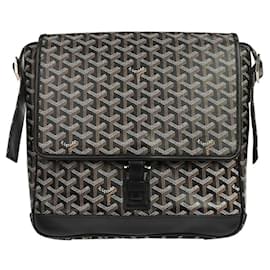 Goyard Grand Bleu Messenger Coated Canvas MM