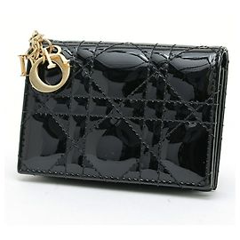 Portacarte Christian Dior Lady Bloom Black