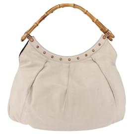 Gucci Vintage Bamboo Shoulder Leather