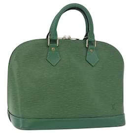 Borsa a mano LOUIS VUITTON Epi Alma Borneo Green M52144 LV Auth 196763V