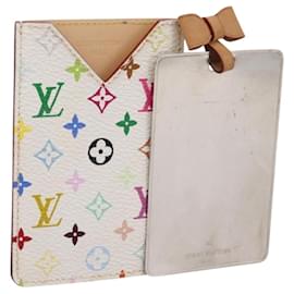 LOUIS VUITTON Monogram Multicolor Etui Handspiegel White M92651 LV Auth 183518A