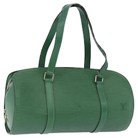 Borsa a mano LOUIS VUITTON Epi Soufflot Green M52224 LV Auth 195553
