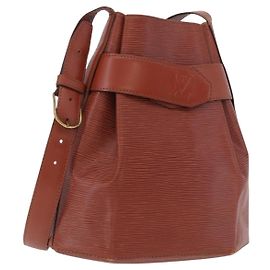 LOUIS VUITTON Epi Sac de Paul PM Shoulder Bag Brown M80203 LV Auth 196182