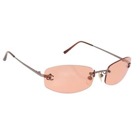Occhiali da sole CHANEL COCO Mark Brown CC Auth 195920V