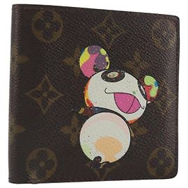 LOUIS VUITTON Monogram Panda Porte Billets Cartes Credit M61666 Auth bs36527