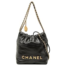 Borsa Chanel Mini Shiny Calfskin 22 Nera