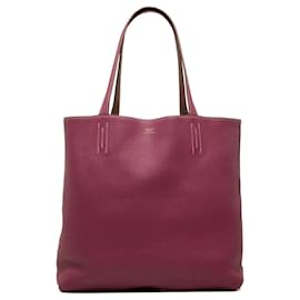 Borsa Tote Hermès Clemence Double Sens 36 Rosa