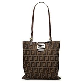 Borsa Tote Fendi Zucca Canvas marrone
