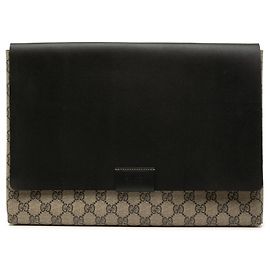 Clutch Gucci Large GG Supreme Beige