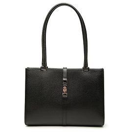 Tote Jackie Gucci in pelle di vitello nera